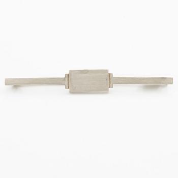 Wiwen Nilsson, a brooch, silver, geometric shape, Lund 1941.