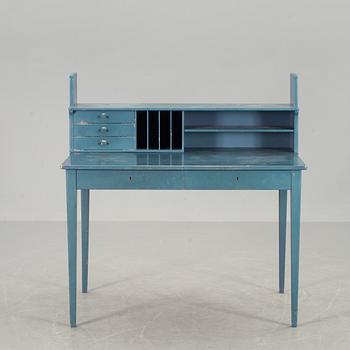 SKRIVBORD, "Fryklund", Carl Malmsten brännmärkt CM.