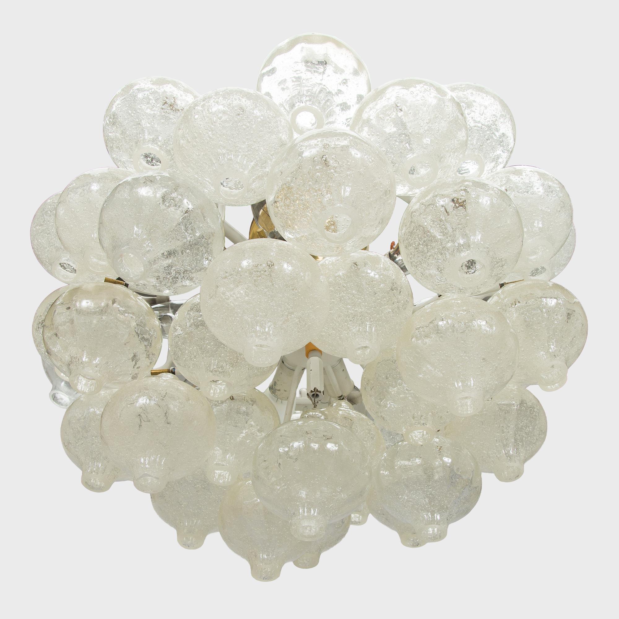 A 1960-70s ceiling lamp, model Tulipan 41 DL Flush Mount, for J. T. Kalmar.
