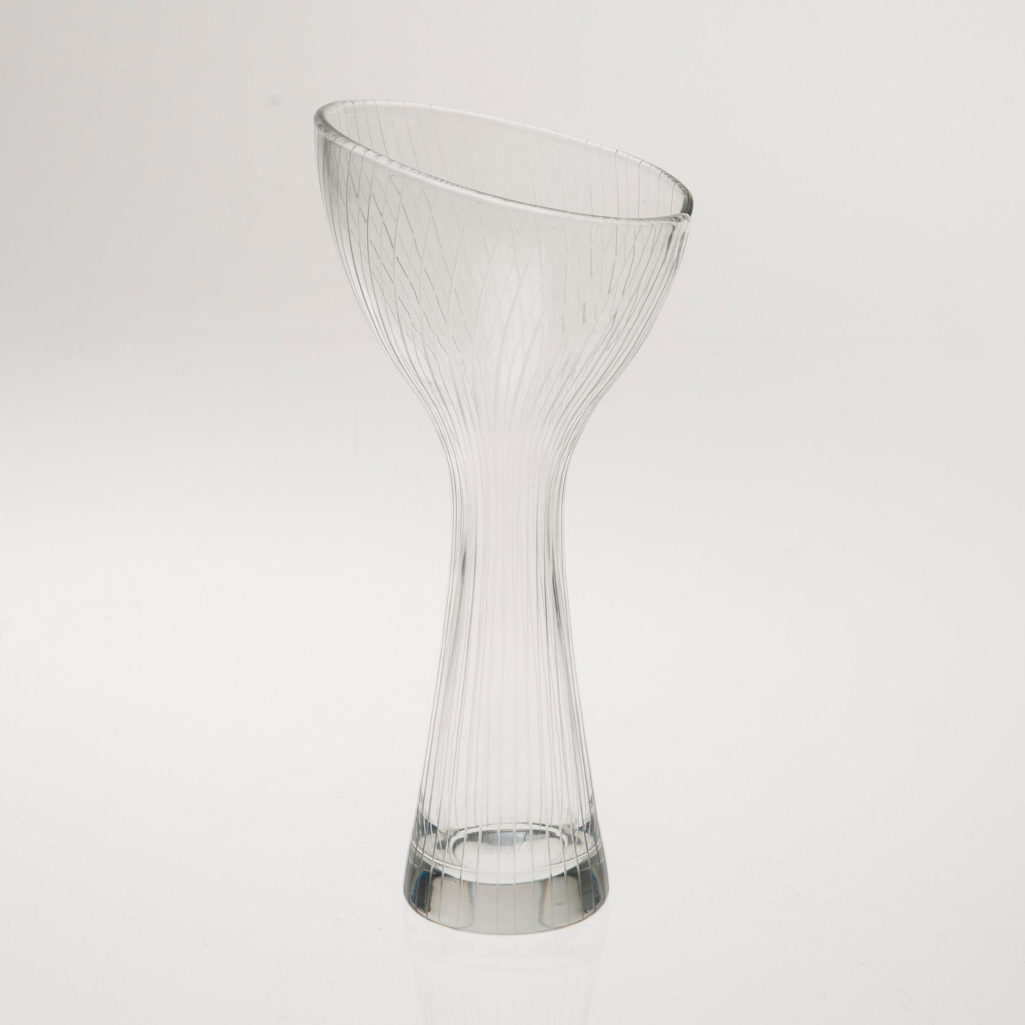 VAS, glas, signerad Tapio Wirkkala Iittala -55.