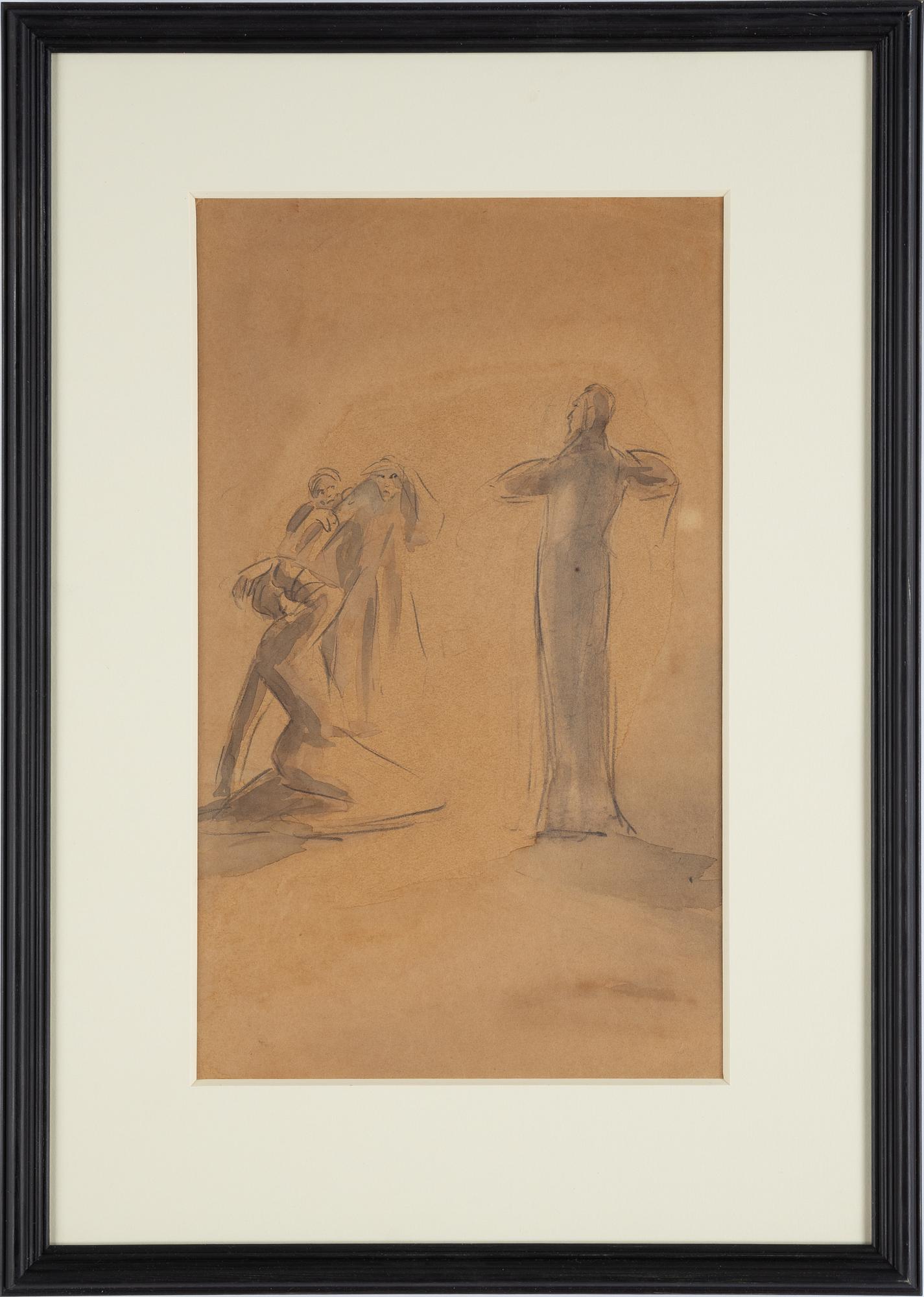 Harriet Löwenhjelm, watercolour.