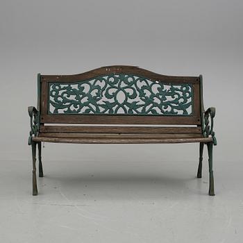 PARKSOFFA, gjutjärn, 1900-talets slut.
