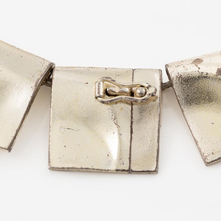 Björn Weckström, necklace "Galactic Peaks", sterling silver, for Lapponia, 1988.