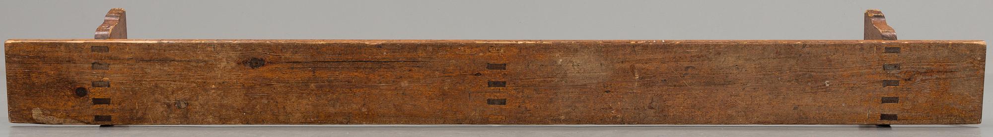 A first half of the 20th century pine bench.