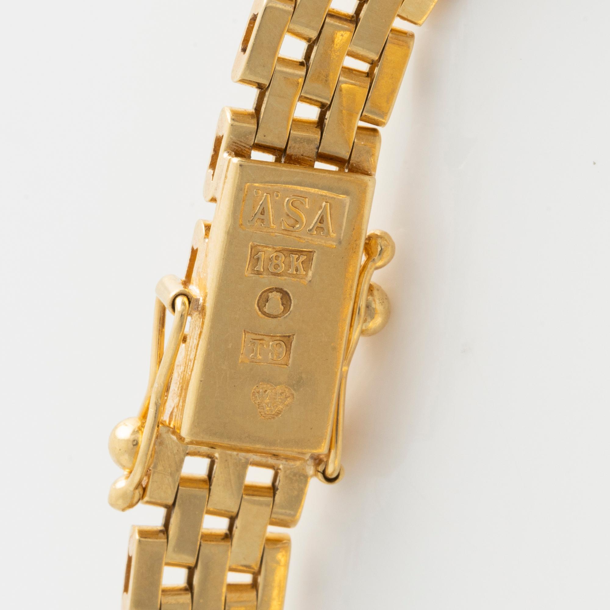 Enicar, armbandsur, 18K guld, 16,5 mm.