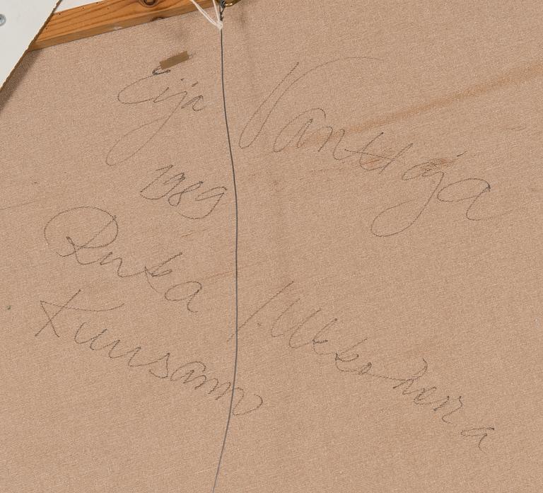 Olavi Heino, oil on canvas, signed and dated 1986 a tergo.