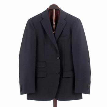 312. LUND & LUND, a men's blue wool and mohair suit consisting of jacket and pants, size 50.