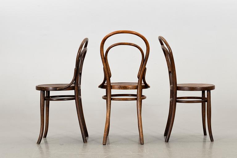 STOLAR 5 st samt KARMSTOL snarlika tidigt 1900-tal bla Thonet.