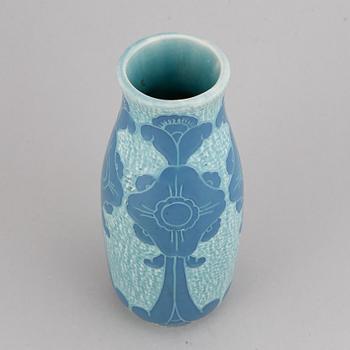 Josef Ekberg, a 'Sgrafitto' stoneware vase, Gustavsberg, 1920.