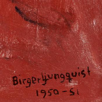 BIRGER LJUNGQUIST, olja på pannå, sign o dat.
