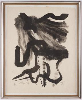 Willem de Kooning, "Woman with corset and long hair".