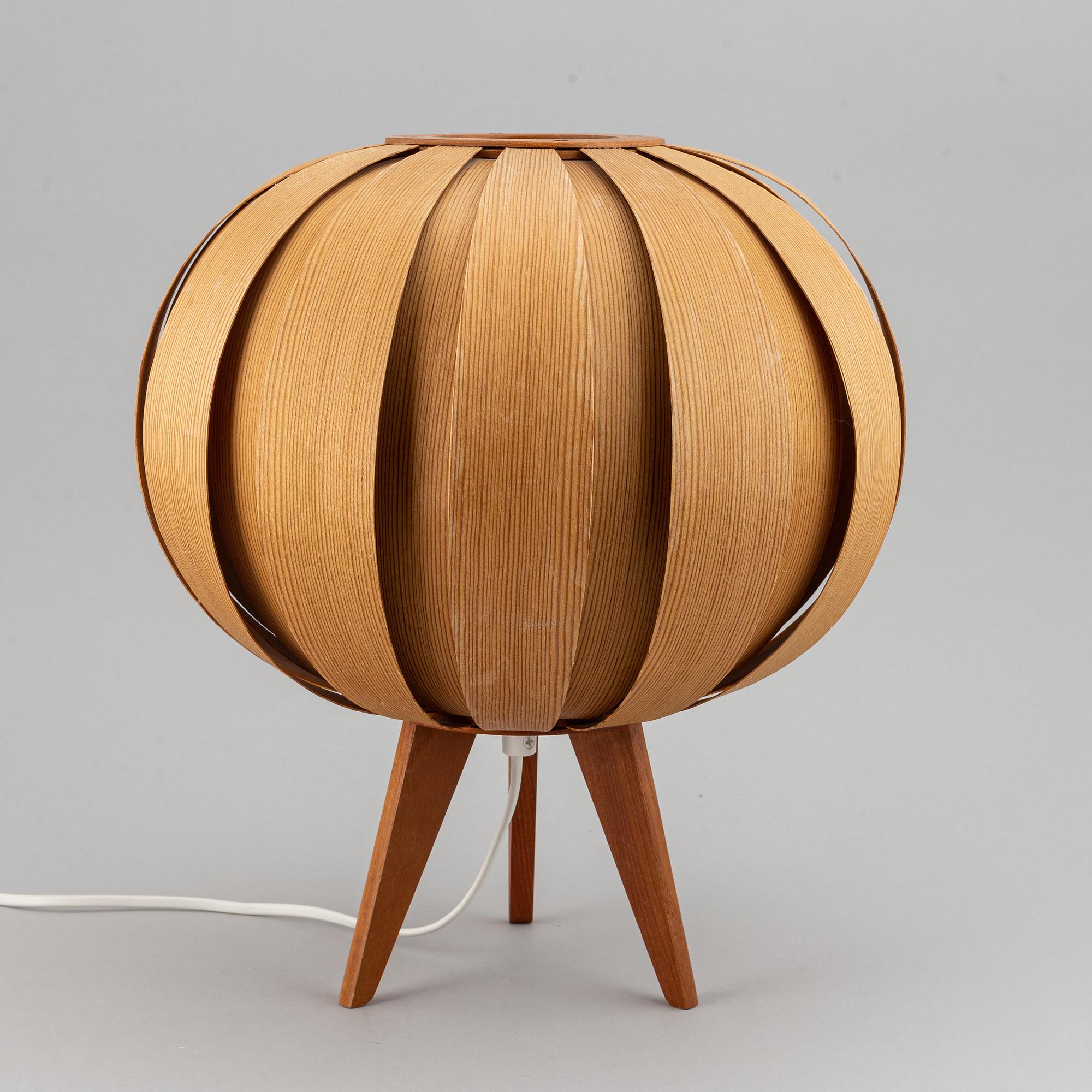 Bordslampa, 1900-talets andra hälft.