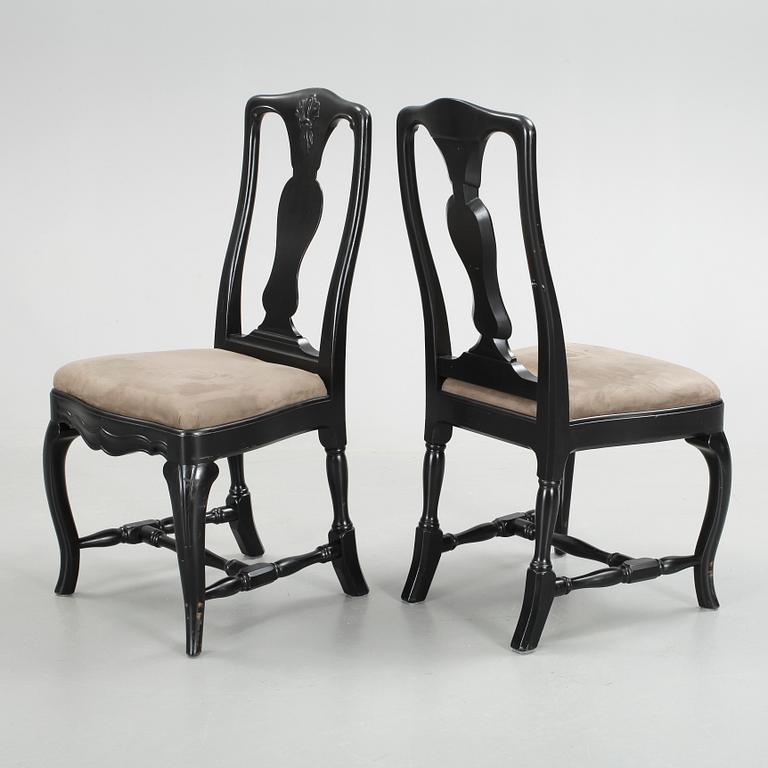 STOLAR, 6 st, senbarockstil, 1900-talets första hälft.