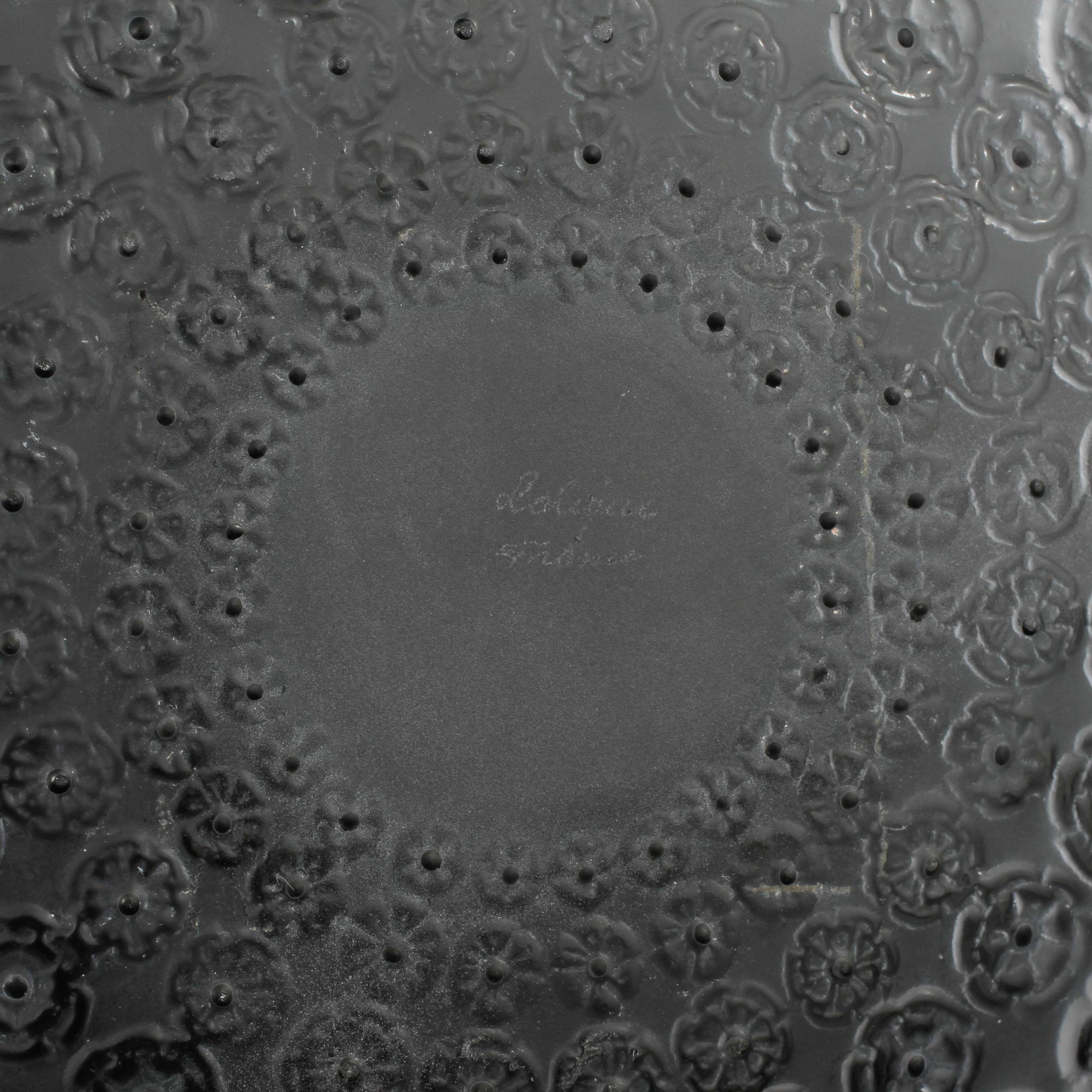 SKÅL, glas, "Nemours", Lalique, Frankrike, 1900-talets andra hälft.