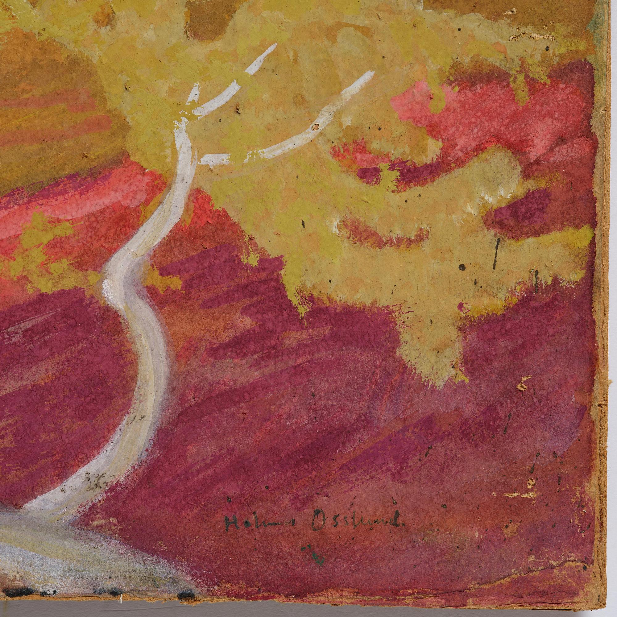 Helmer Osslund, Landscape with reindeer.