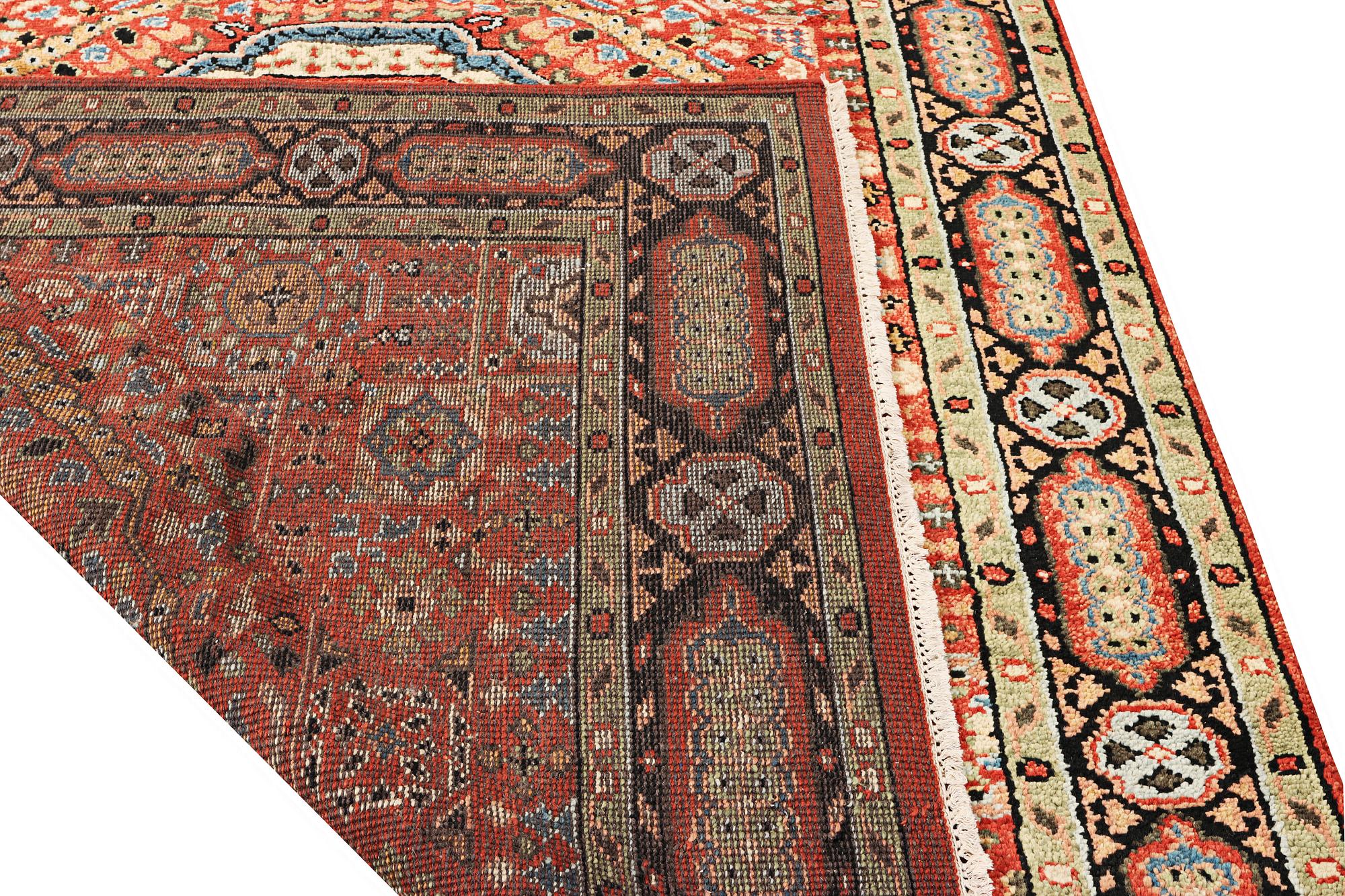 A Mamluk design carpet, c. 304 x 235 cm.