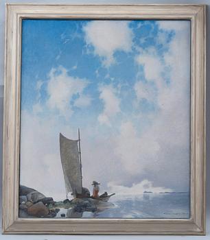 Ragnar Ungern, A CALM DAY AT THE SEA.