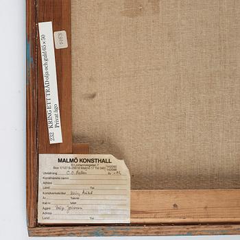 CO HULTÉN, oil on canvas, signed and signed and dated 1954 on strecther.