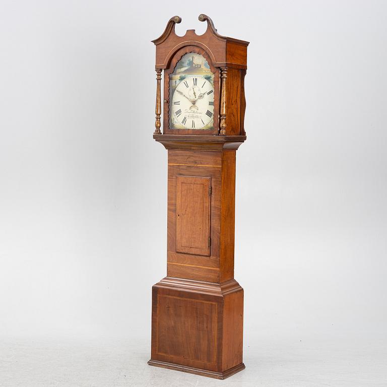 Floor clock, Crickhowell, the dial marked Dan Williams, Crickhowell, first half of the 19th century.