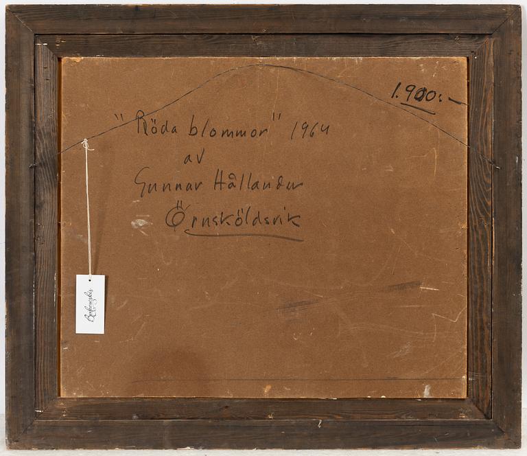 Gunnar Hållander, "Röda blommor".