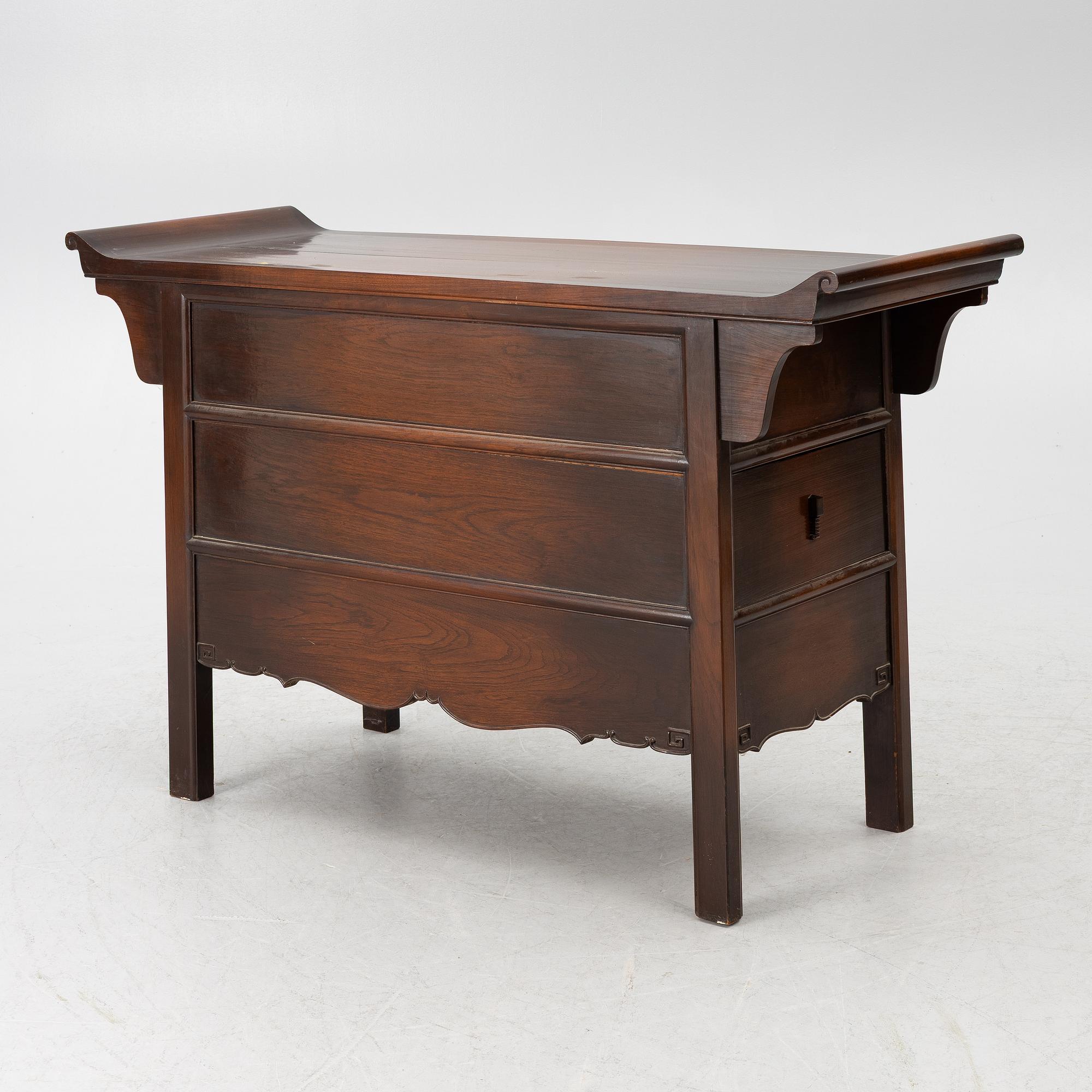 An altar table, China, 20th century.