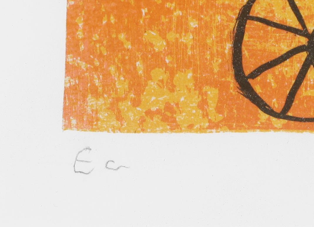 MADELEINE PYK, Färglitografi, signerad EA.