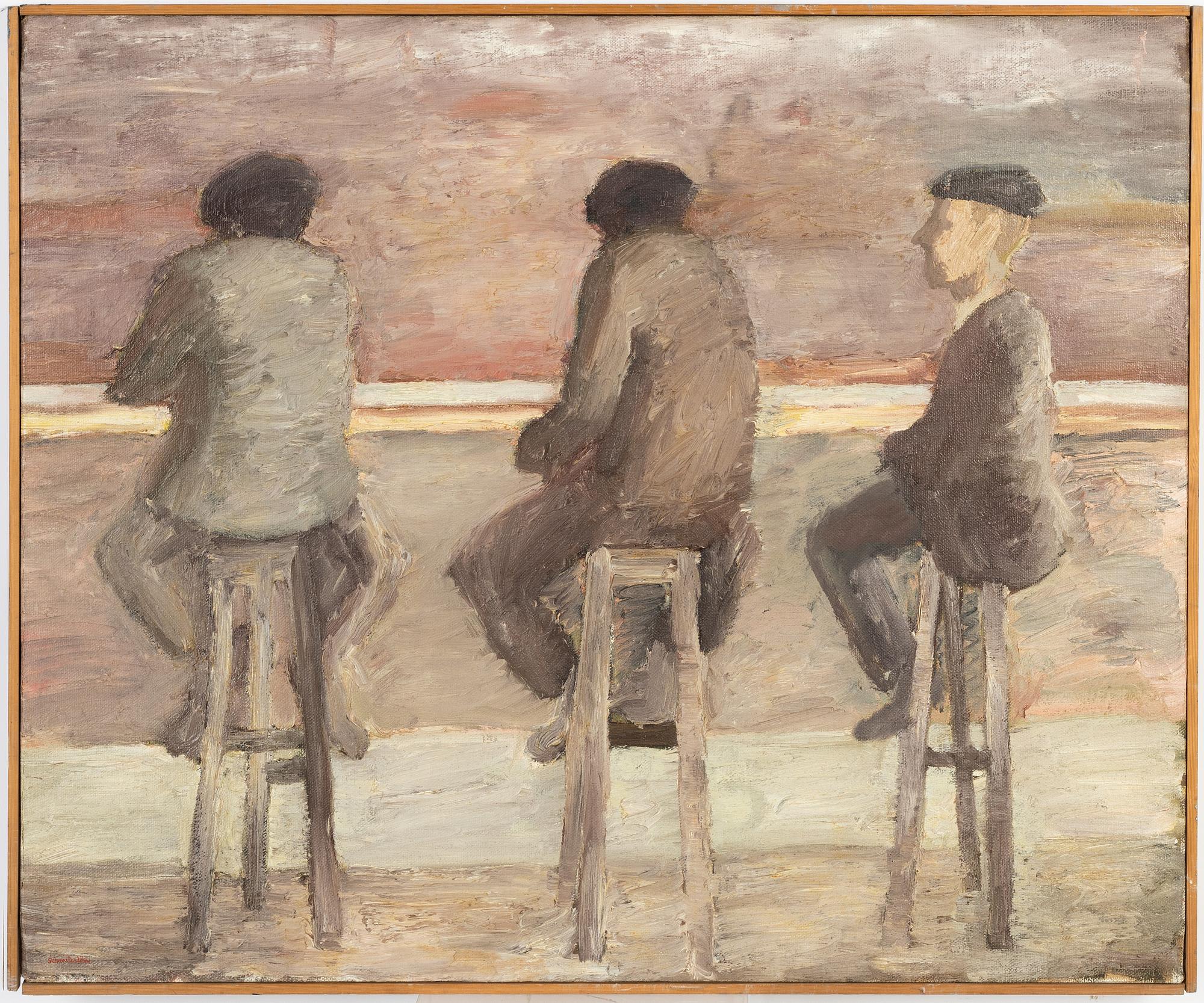 Bertram Schmiterlöw, oil on canvas, signed.