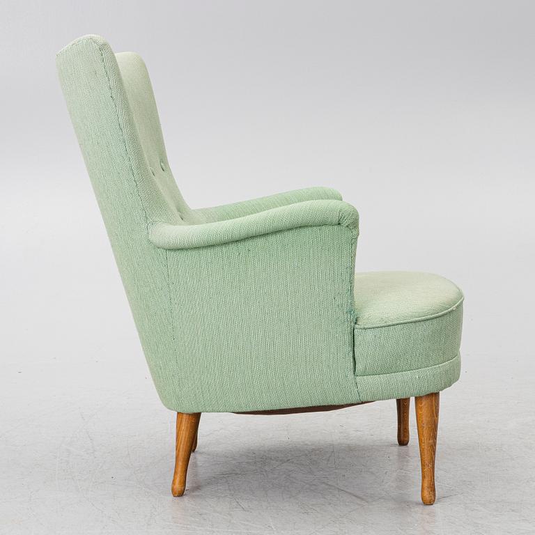 Carl Malmsten, a 'Furulifd' easy chair, second half of the 20th century.