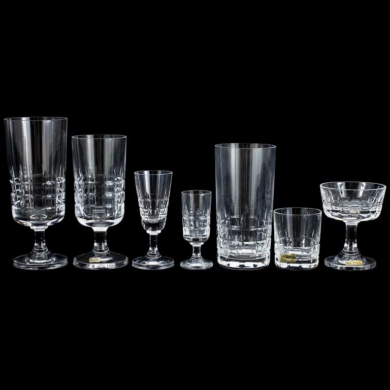 SERVISGLAS, 96 delar, delar, "City", Vicke Lindstrand, Kosta.