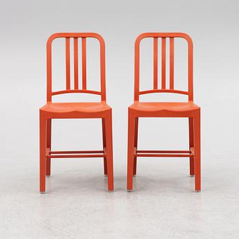 Ten '111 Navy Chairs', Emeco & Coca-Cola.