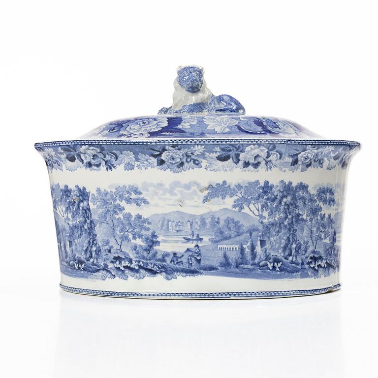 Pastejform, flintgods, 1800-talets andra hälft.