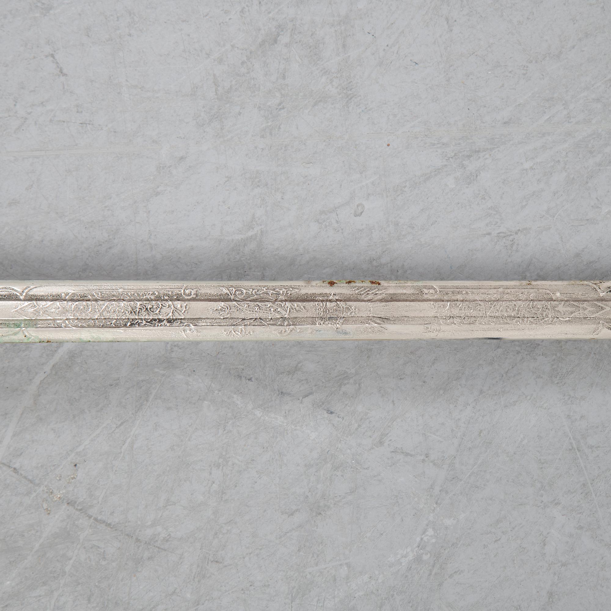 A Regulation Basket hilted broadsword for Highland officers, with scabbard, late 20th Century.