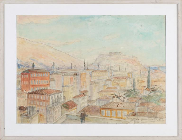 EINAR FORSETH, blandteknik, signerad och daterad 1928-30.