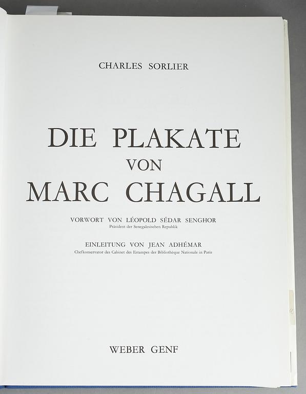 KONSTBÖCKER, 2 st, Marc Chagall.