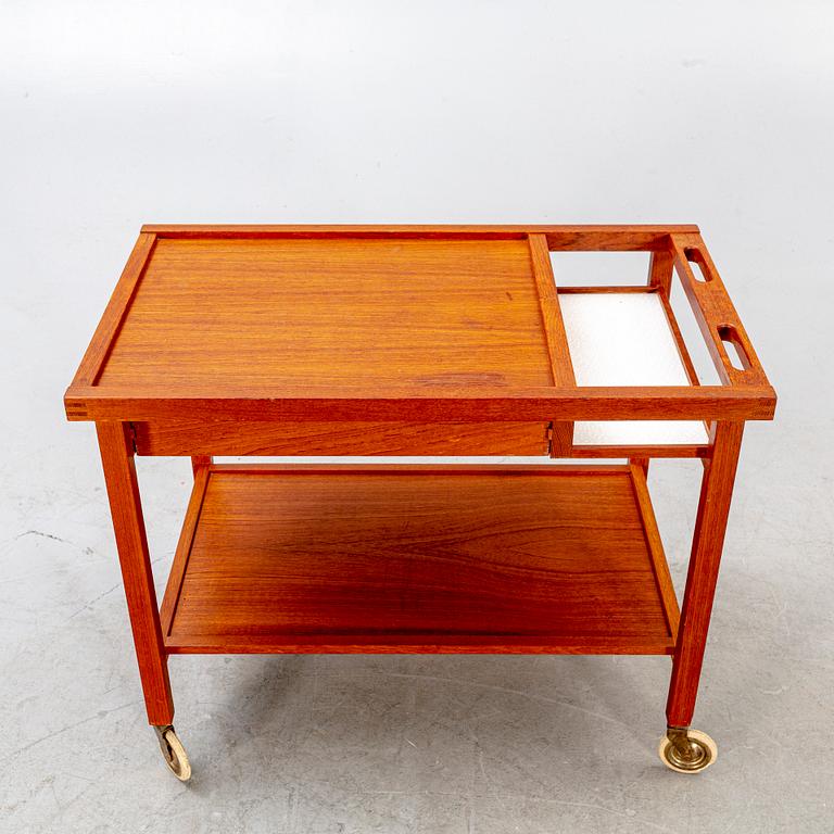 A 1950/60s teak serving trolley.