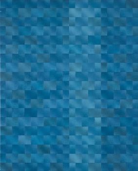 147. Barbro Östlihn, "XIX Mur Bleu avec Bande".