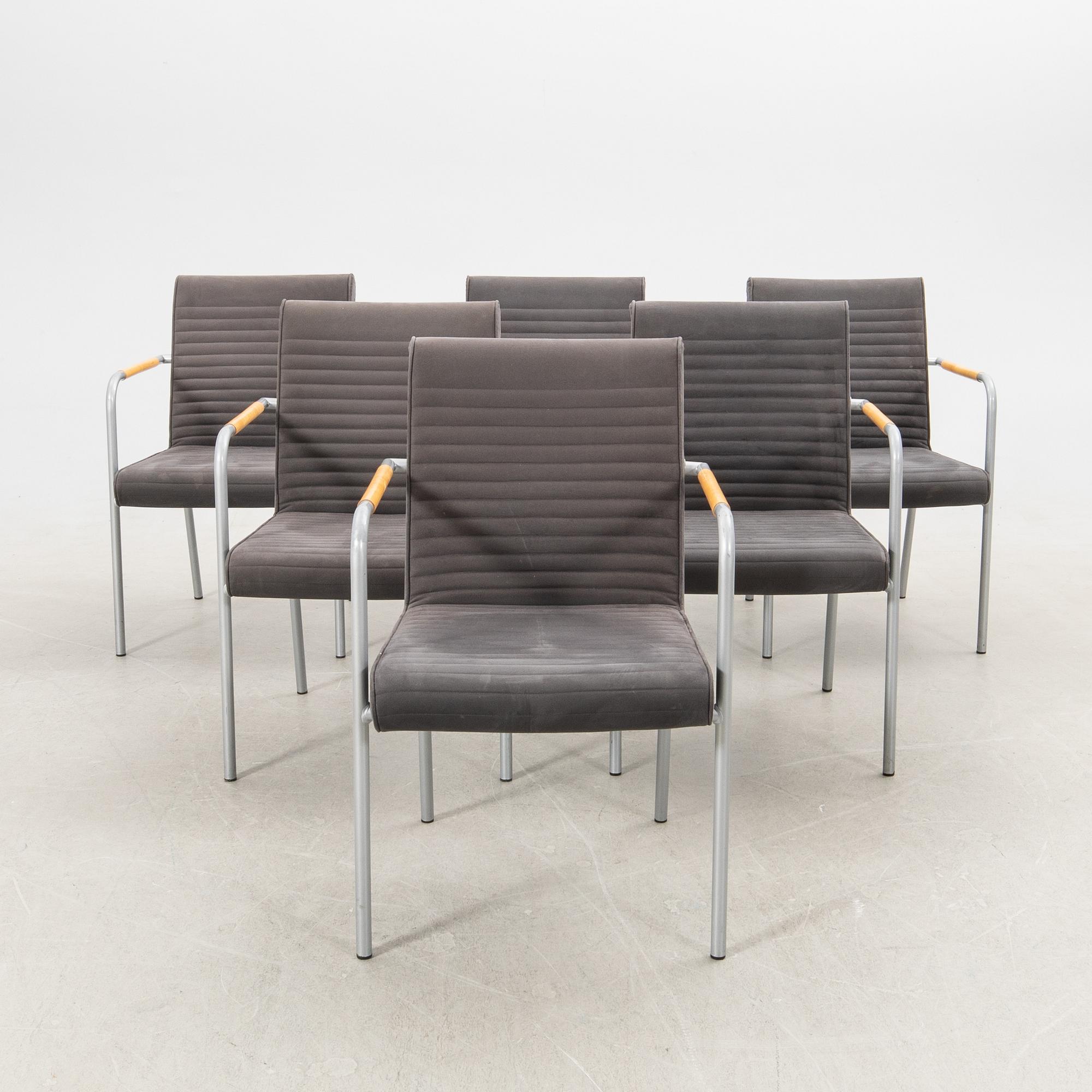 Chairs, 6 pcs, Offecct, Quilt.