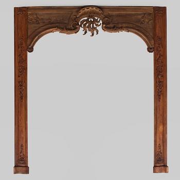 Dörromfattning, rokoko/rokoko-stil, 1700/1800-tal.