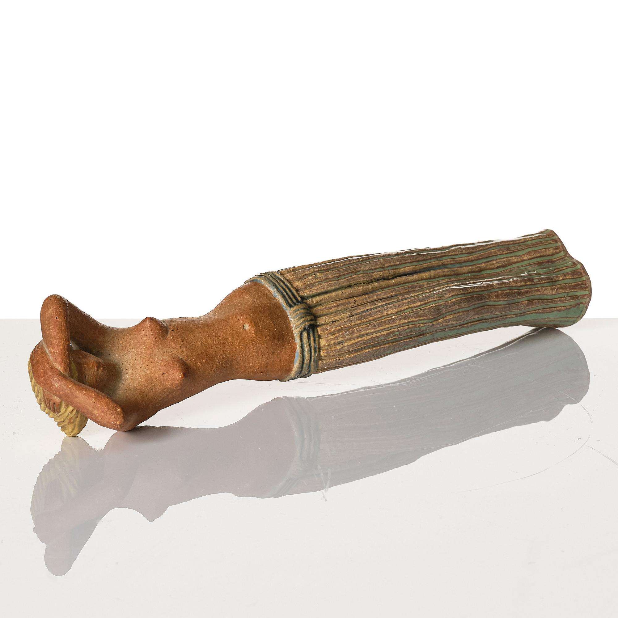 Stig Lindberg, a stoneware sculpture, Gustavsberg studio, Sweden 1940-50s.