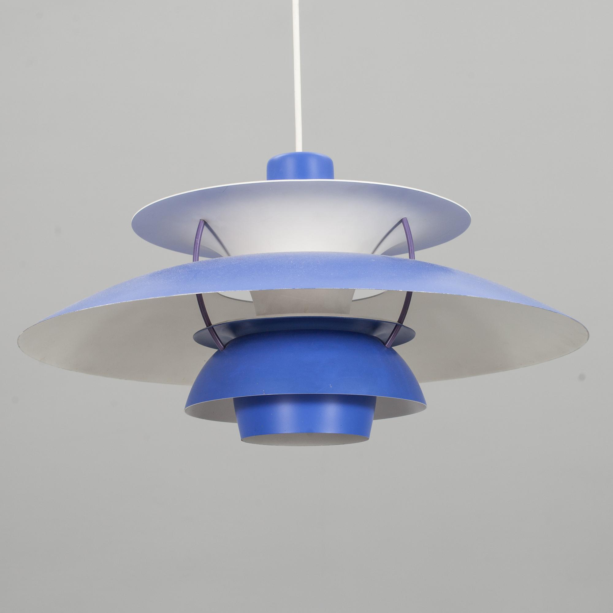 TAKLAMPA, PH-5, Poul Henningsen, Louis Poulsen, 1900-talets andra hälft.