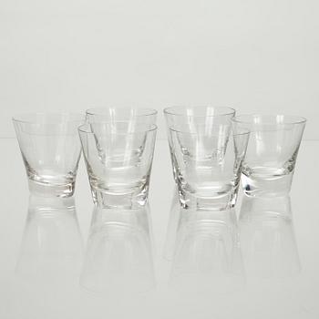 COCKTAILGLAS, 6 st, Tapio Wirkkala, Iittala, signerade TW. Modellen formgiven 1959.