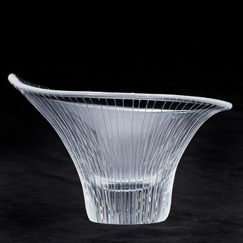 VAS, glas, "Kantarelli", sign Tapio Wirkkala, Iittala, 1950-tal.