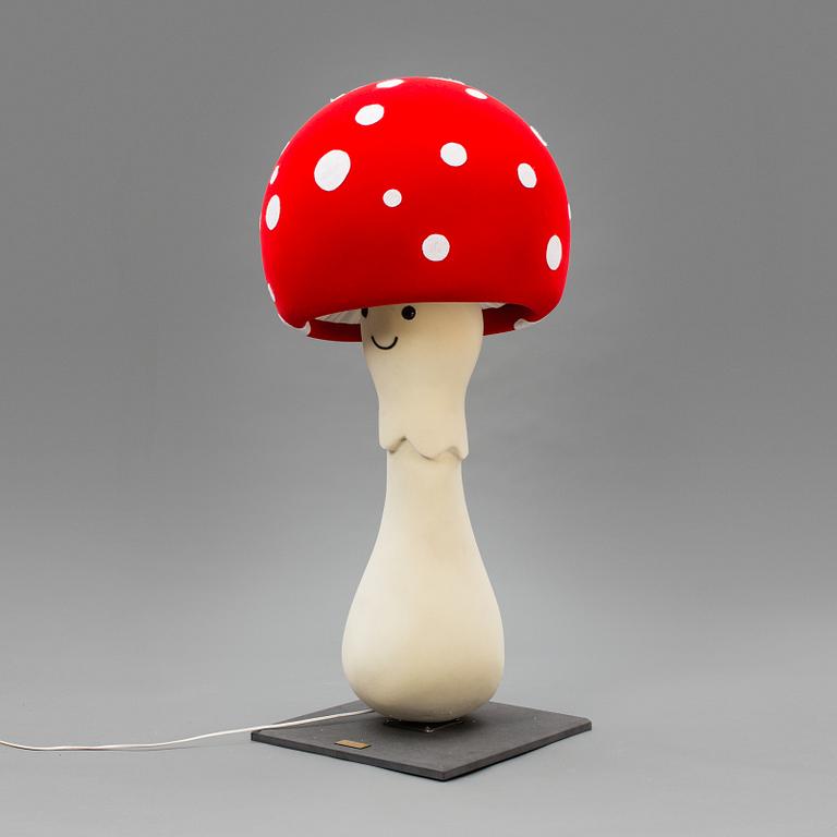A large mushroom made by JoAnn Tan Studio for NK 2016.