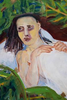 Lena Cronqvist, oil on canvas, signed L Cronqvist and dated 1985.