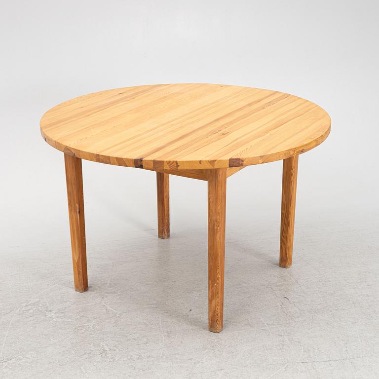 Dining table, pine, Steneby Dalsland, second half of the 20th century.