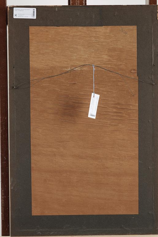 THANGKA, färgpigment på bomull och papper. Tibet, 17/1800-tal.