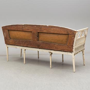 A Swedish late gustavian sofa, early 19th century.