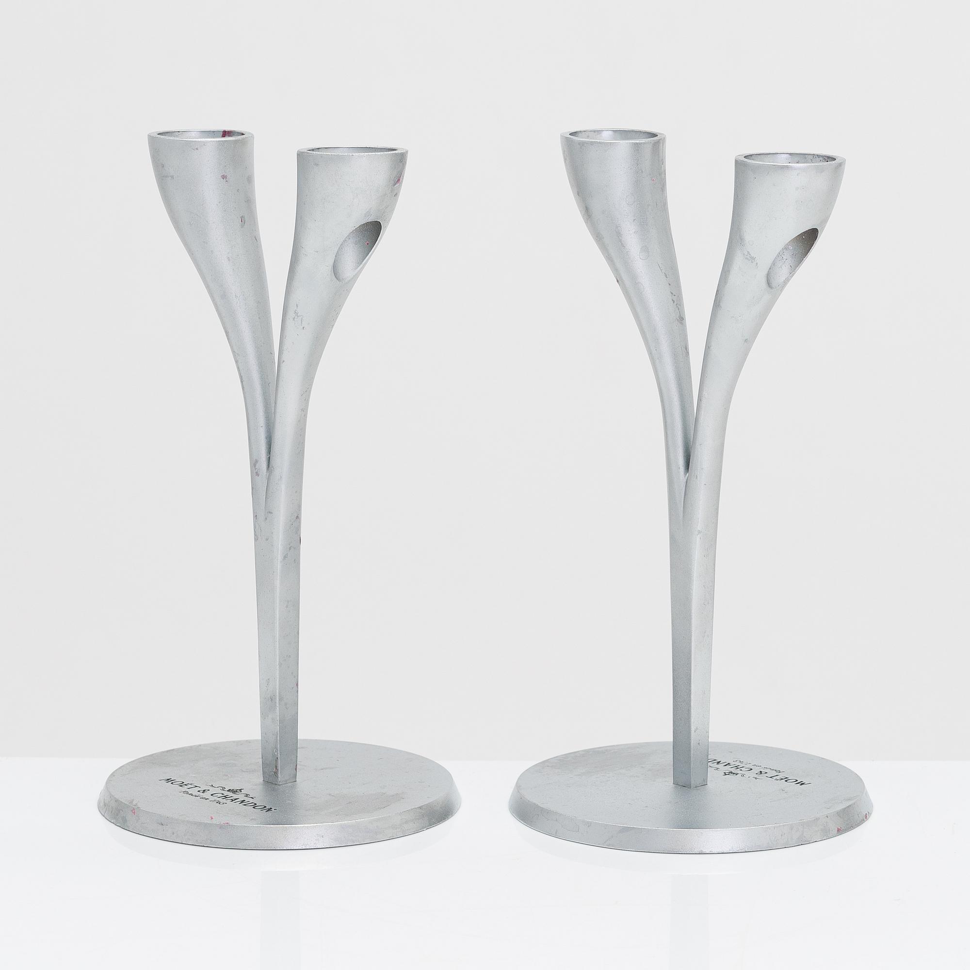 Philppe Di Méo, Ljusstakar/ champagneglashållare, 4 st, Moët & Chandon.