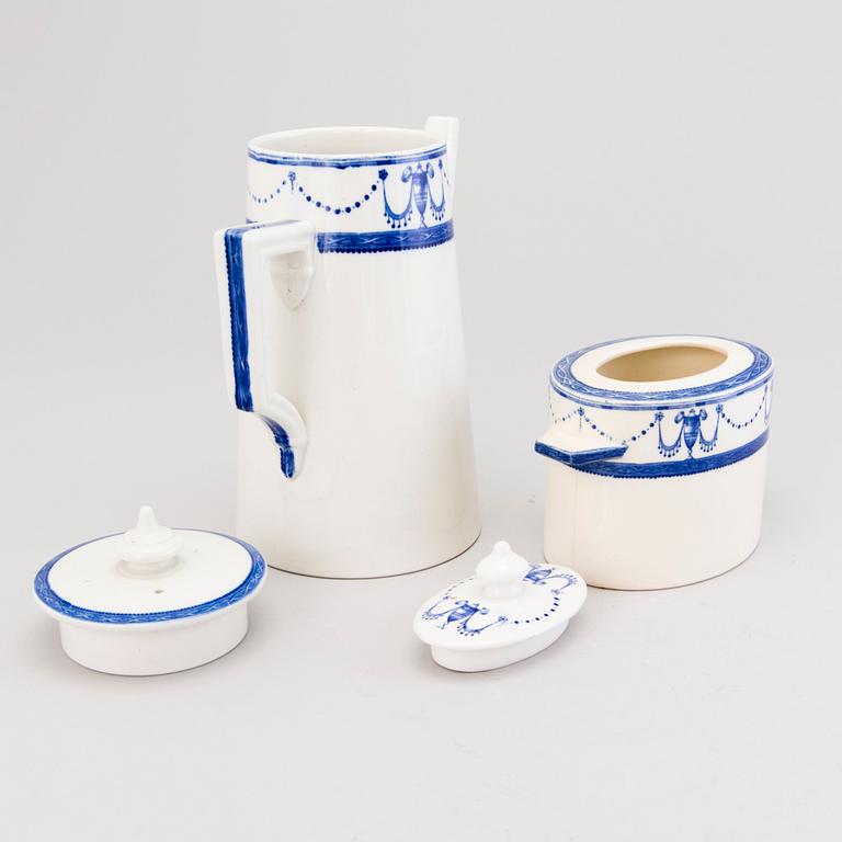 MATSERVIS, 70 delar, flintgods, "Deva", Minton, England 1800-talets slut.