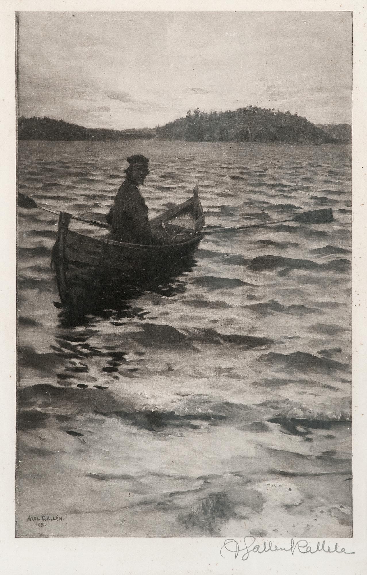 Akseli Gallen-Kallela, MOT STRANDEN.